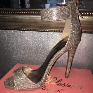 Silver and golden heels BRAND NEW